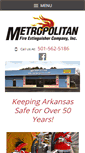 Mobile Screenshot of metrofireext.com