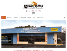 Tablet Screenshot of metrofireext.com